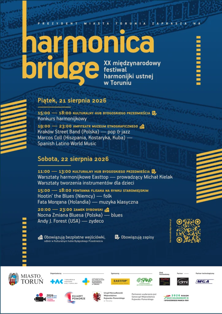 Harmonica Bridge w Toruniu. Klub TUTU 18–19 sierpnia