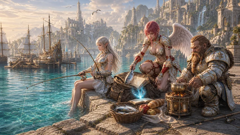 Wizualizacja 2 projektu MMORPG z AI Lineage2AI